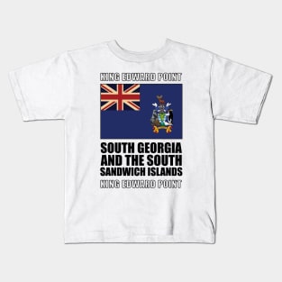 Flag of South Georgia and the South Sandwich Islands Kids T-Shirt